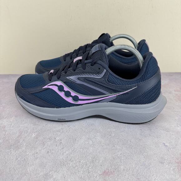 Saucony Cohesion 17 Shoes Women's 11 Blue Purple Running Athletic Sneakers - Picture 4 of 11